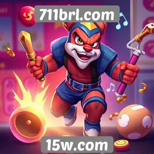 Variedade de jogos oferecidos no 711brl